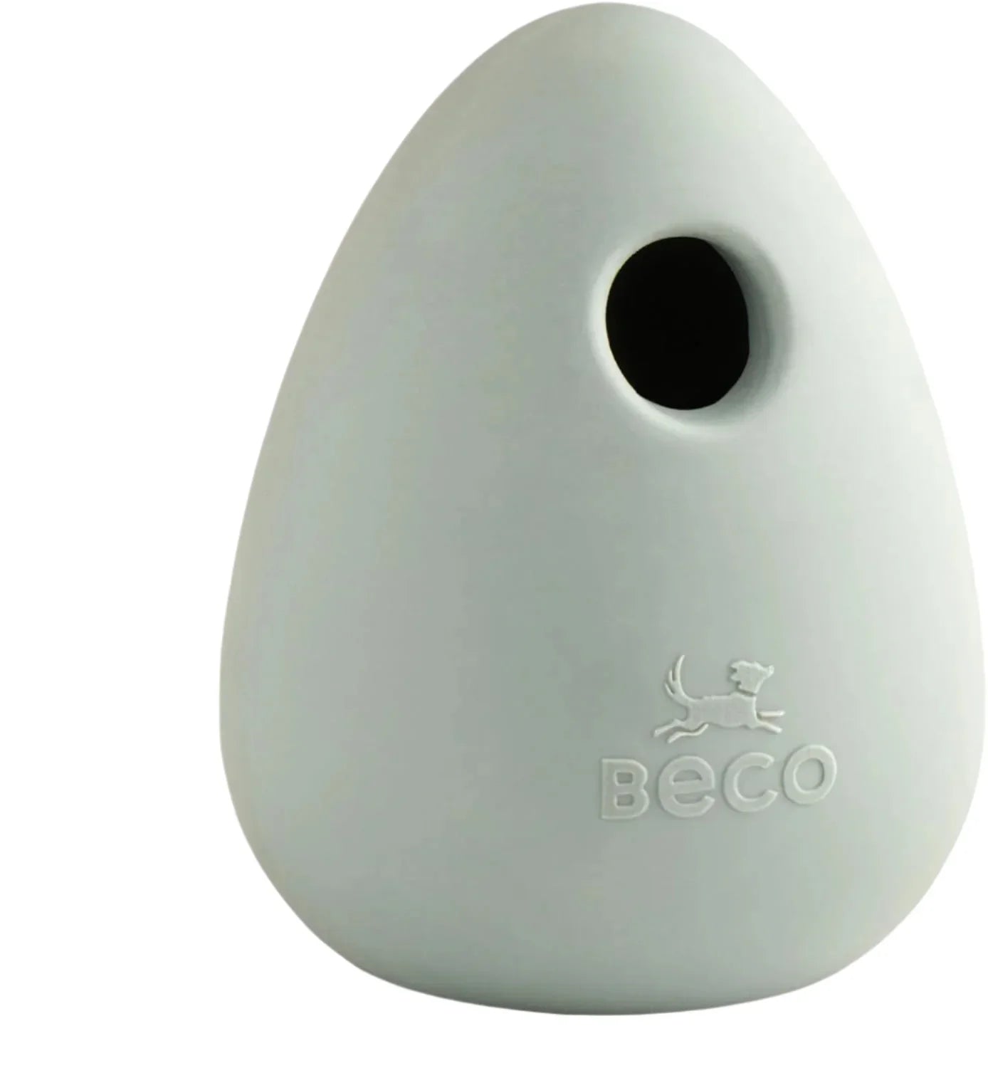 Beco Boredom Buster Enrichment Toy for Dogs, Interactive Treat Ball, Natural Rubber - Green