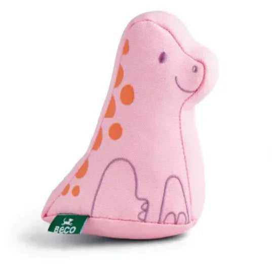 Beco Recycled Plastic Soft Hattie Hatchling Baby Dinosaur Dog Toy