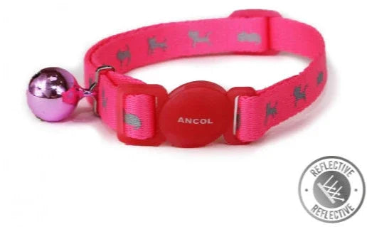 Ancol High Vis Cat Collar Pink