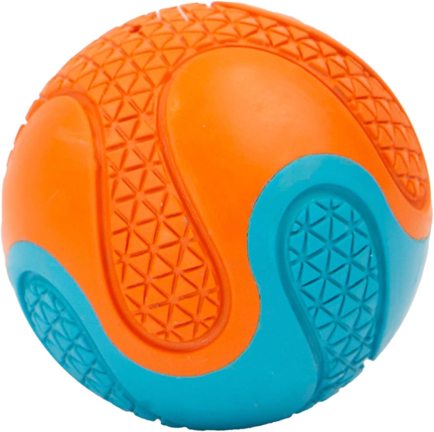 Ancol Playtime Chase Tough Rubber Ball – Durable Fetch Ball for Active Dogs