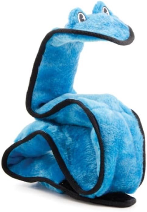 Ancol Tough Super Snake XL Dog Toy – Extra Long Squeaky Plush Tug Toy