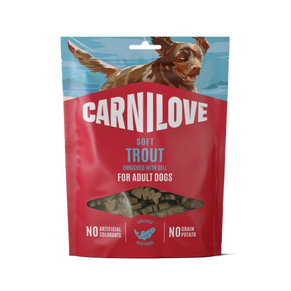Carnilove Trout with Dill Soft Dog Treats 200g
