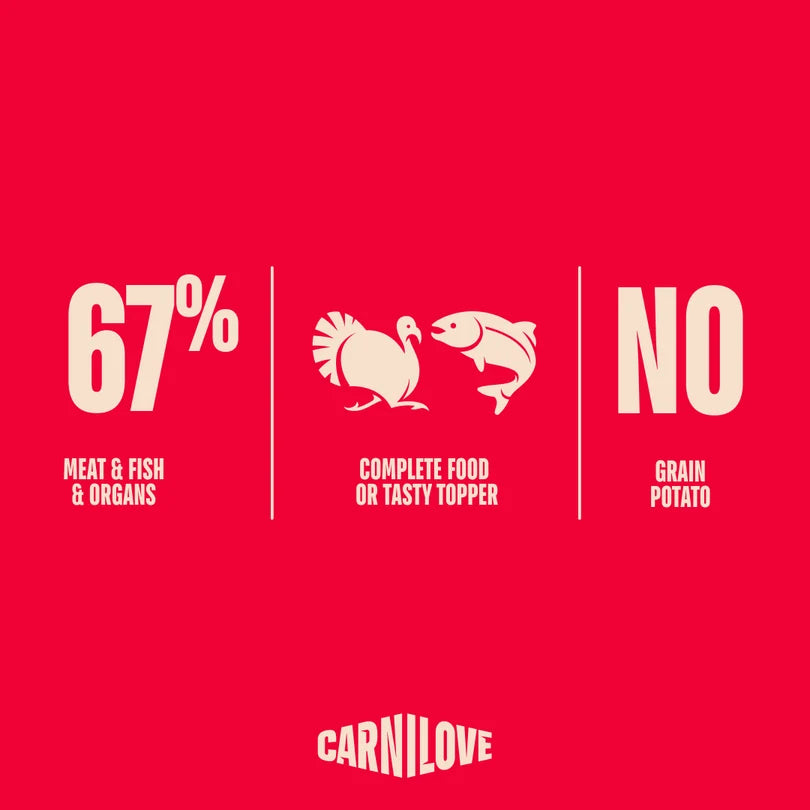 Carnilove Salmon & Turkey Complete Wet Dog Food for Adult Dogs 400g