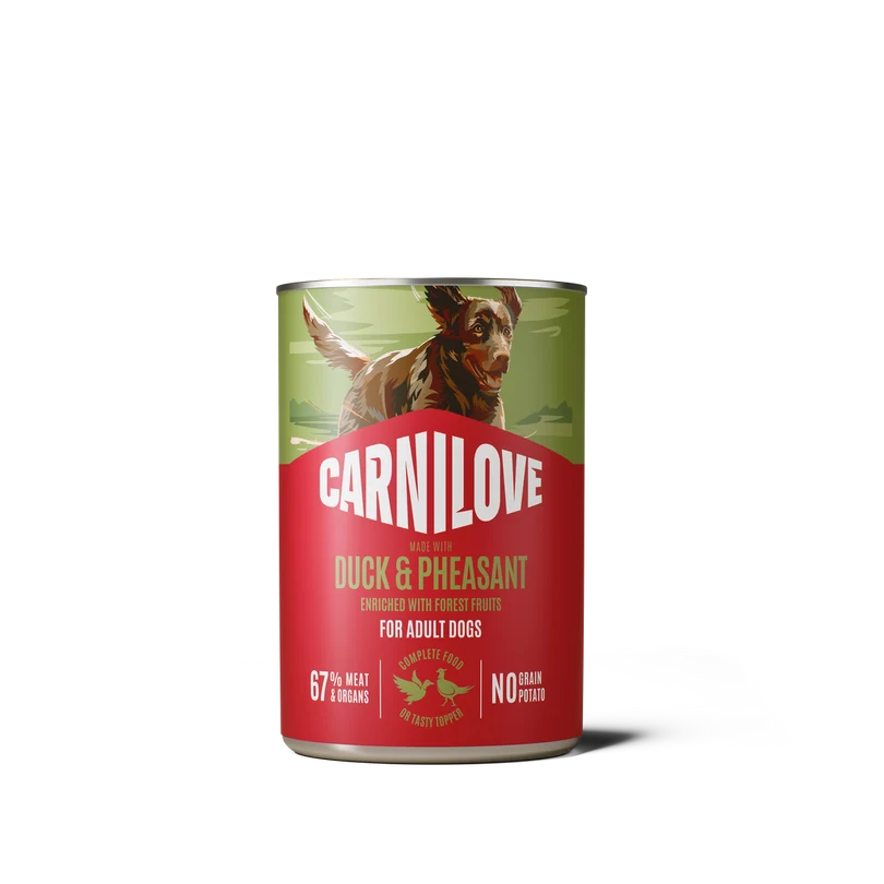 Carnilove Duck & Pheasant Grain-Free Wet Dog Food for Adult Dogs 400g