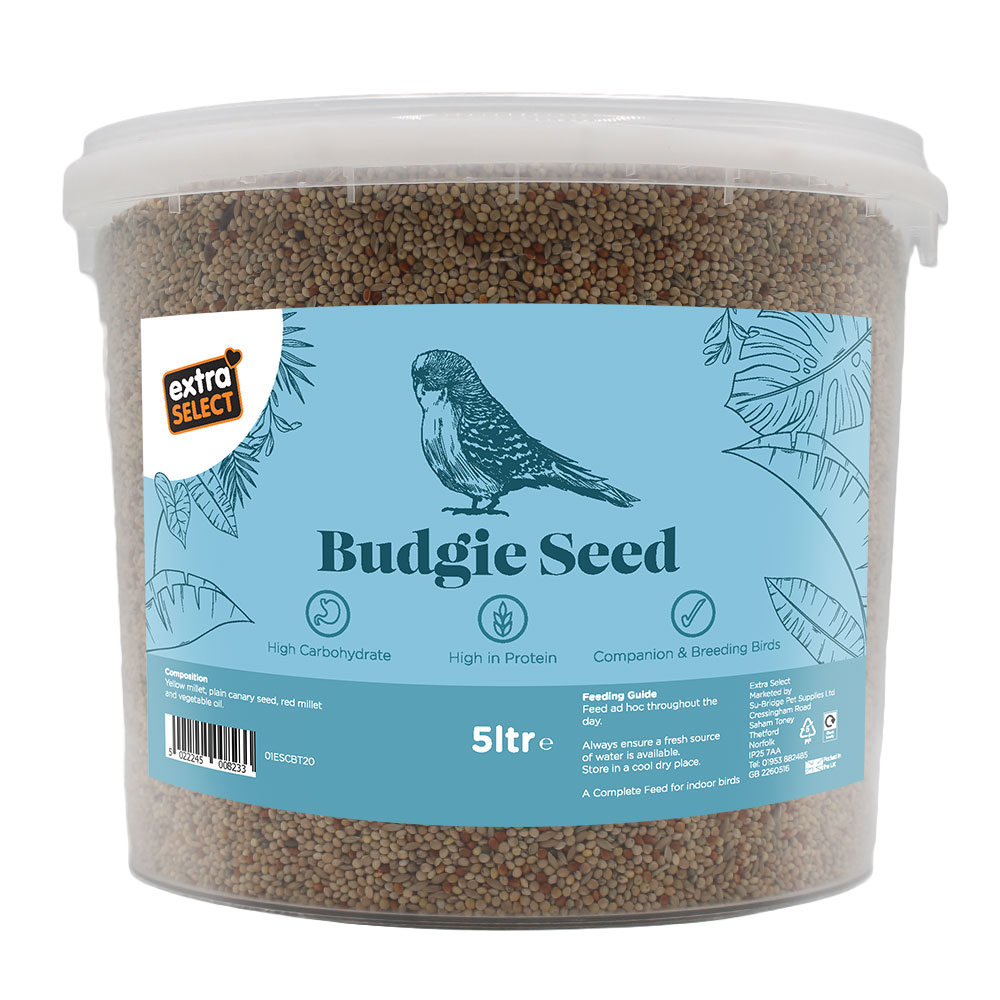 Extra Select Utility Budgie Seed Bucket 5 Litre