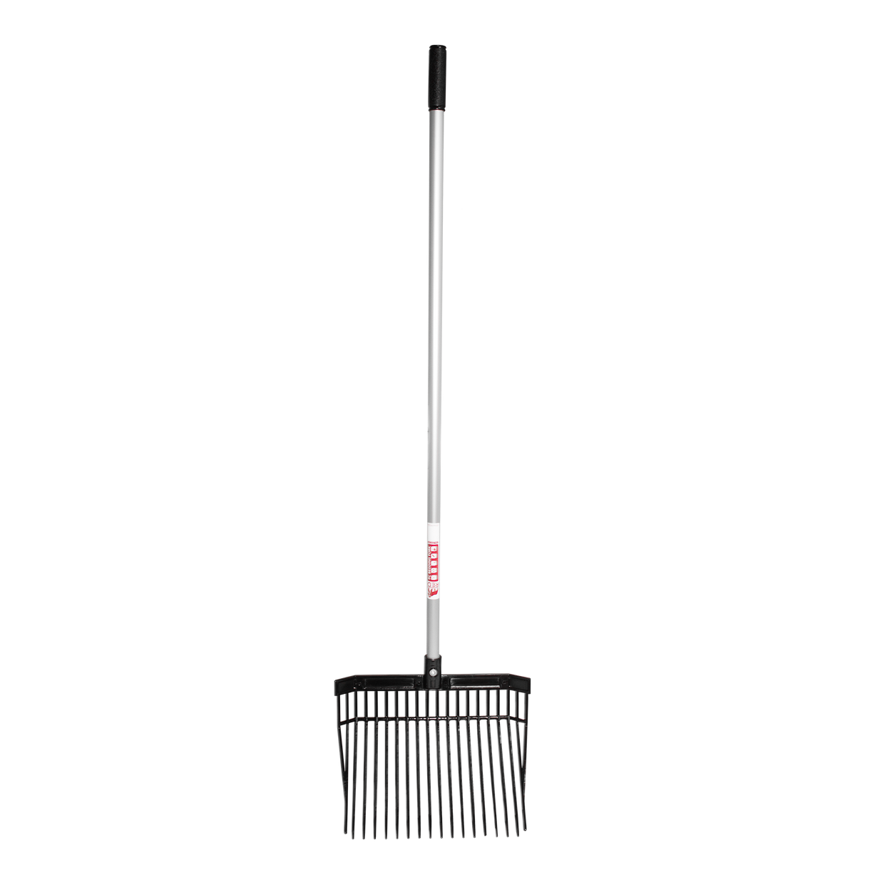 Red Gorilla Medium Bedding Fork with Straight Handle – Black Lightweight Fork for Stable Bedding