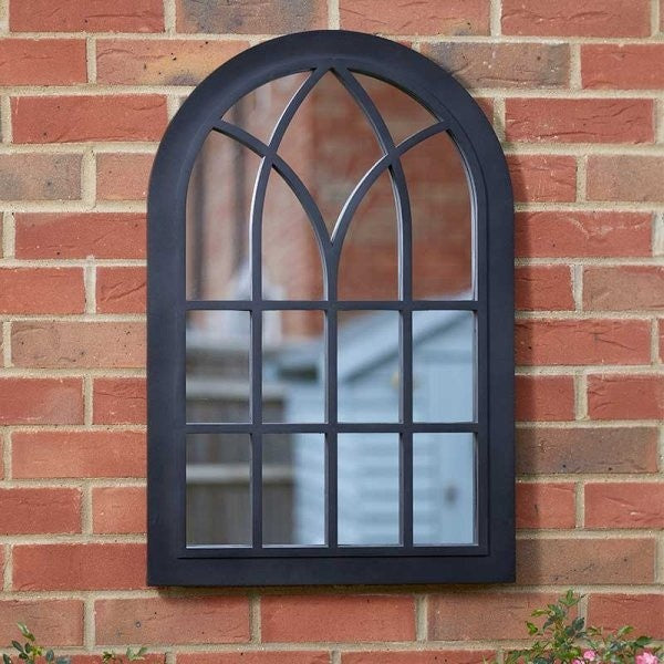 Smart Garden Eden Home & Garden Mirror – Black, 76 x 50.5cm Indoor/Outdoor