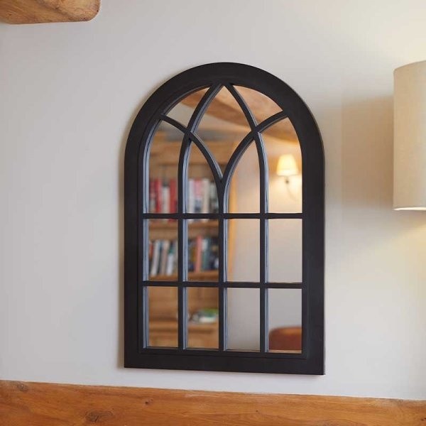 Smart Garden Eden Home & Garden Mirror – Black, 76 x 50.5cm Indoor/Outdoor