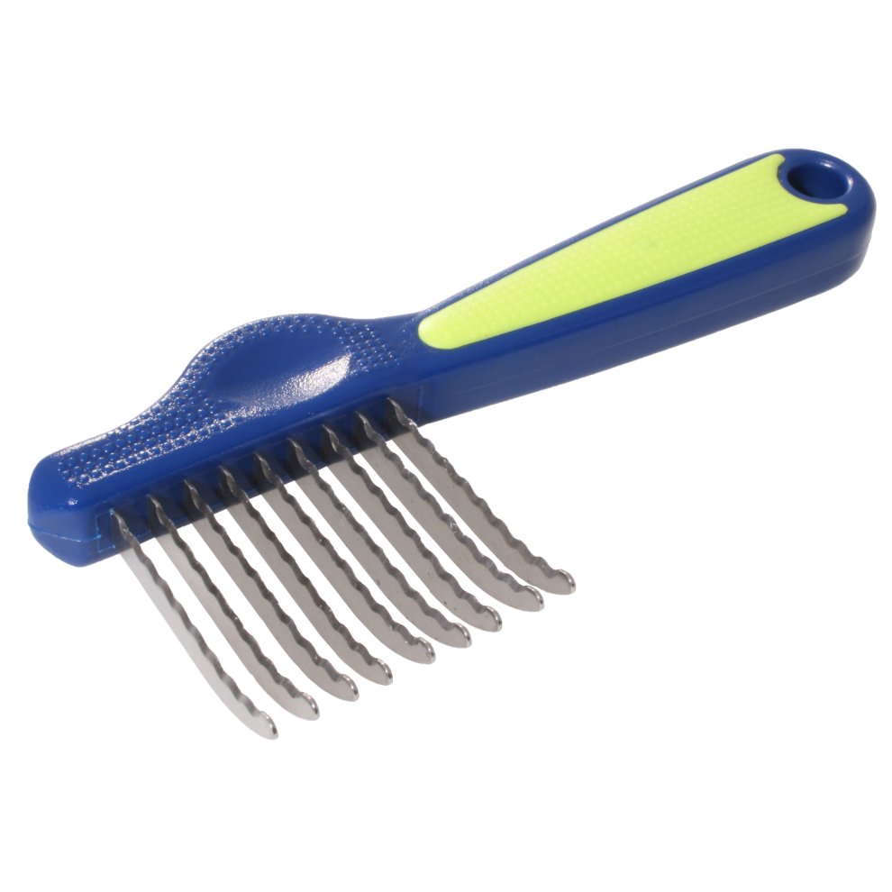 Doggie Solutions Detangling Rake – Dematting Comb for Dogs