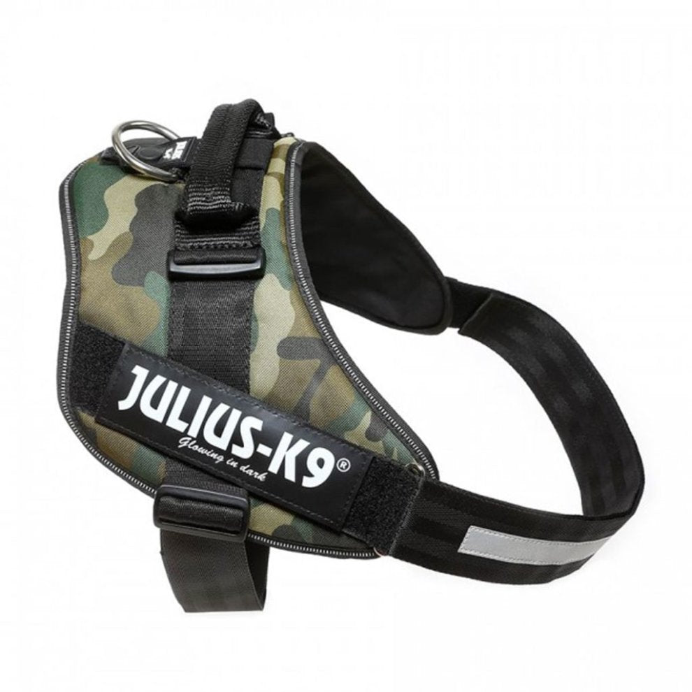 Julius-K9 IDC Powerharness – Size 4, Camouflage Dog Harness