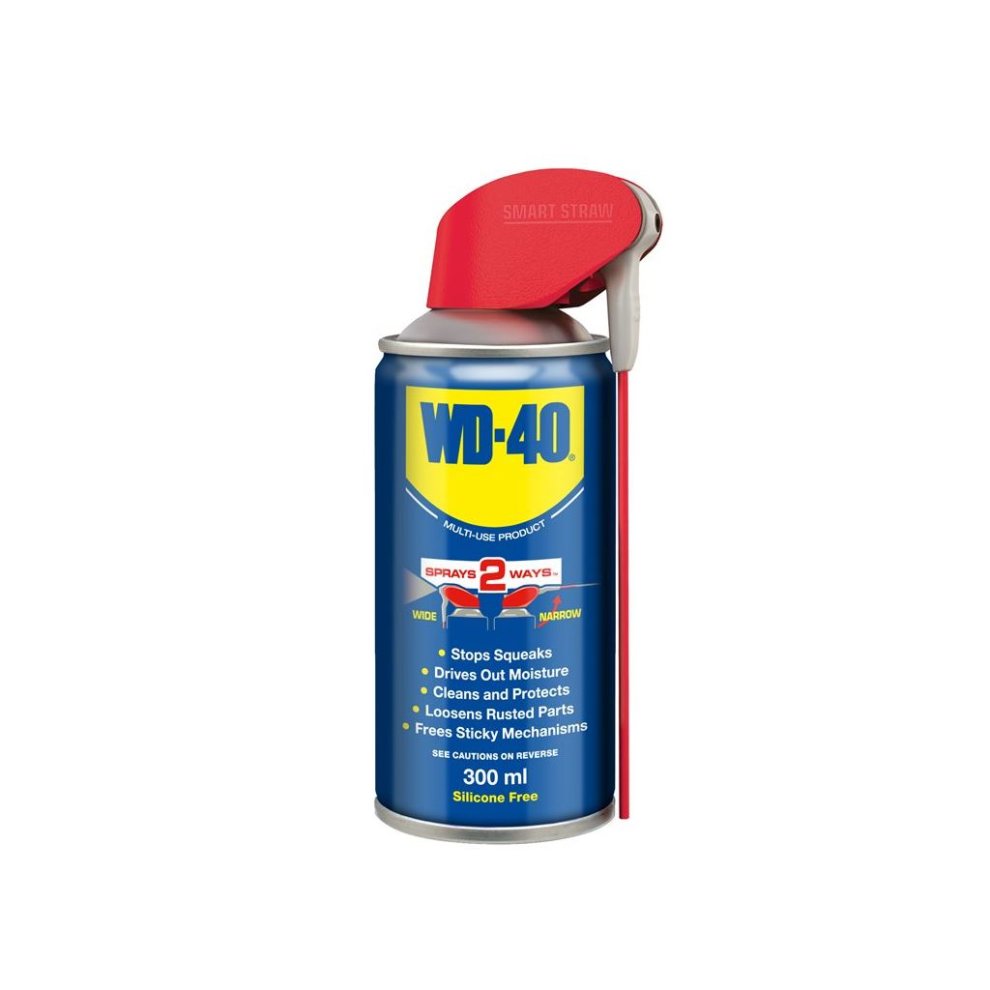 WD-40 Multi-Use Product Smart Straw – 300ml Lubricant & Rust Release