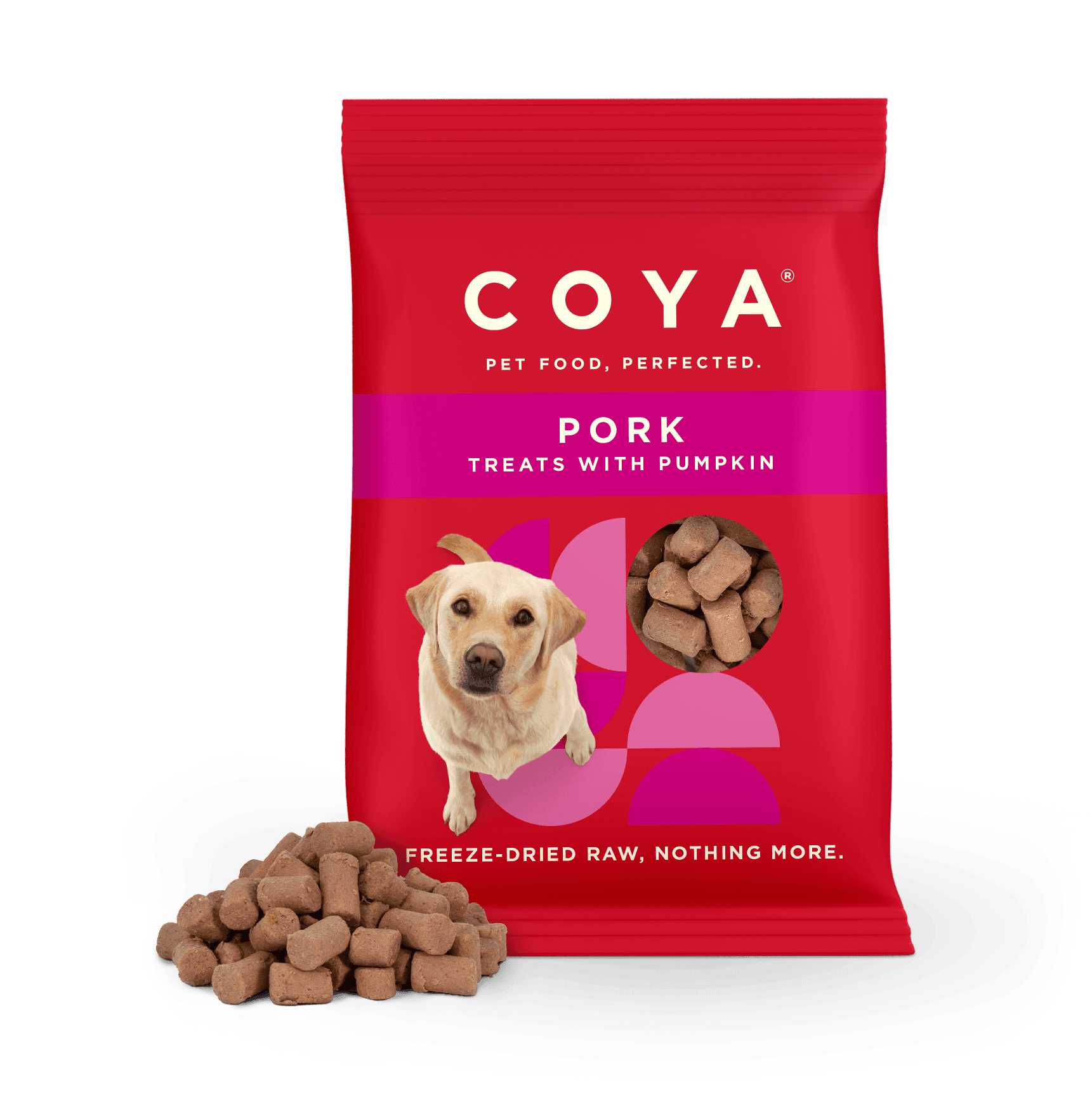 Coya Freeze-Dried Raw Dog Treats – Pork, 40g
