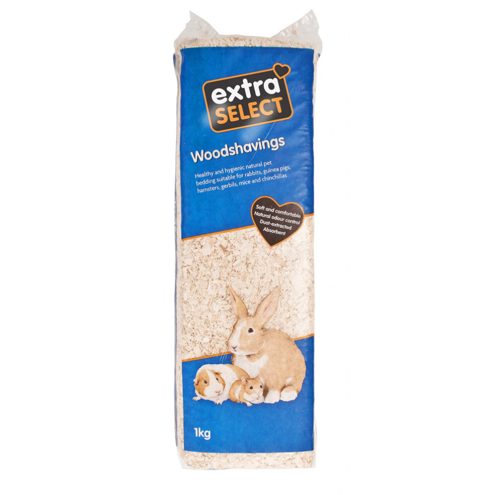 Extra Select Woodshavings 1kg Bedding Wood Shavings Animal Bedding - Animall