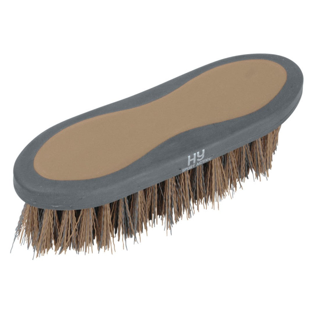 Hy Sport Active Dandy Brush – Desert Sand, 20.5 x 6.2cm Stiff Bristle