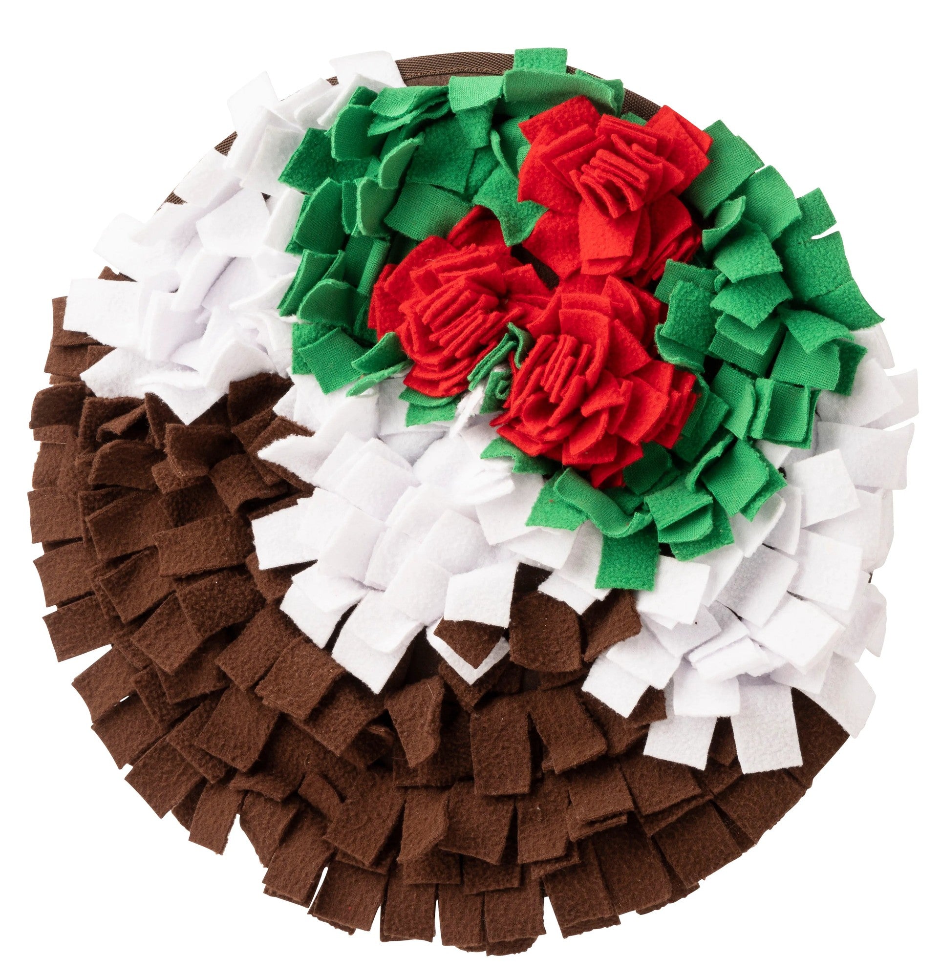 House of Paws Snuffle Christmas Pudding Treat Toy – Foraging Dog Toy