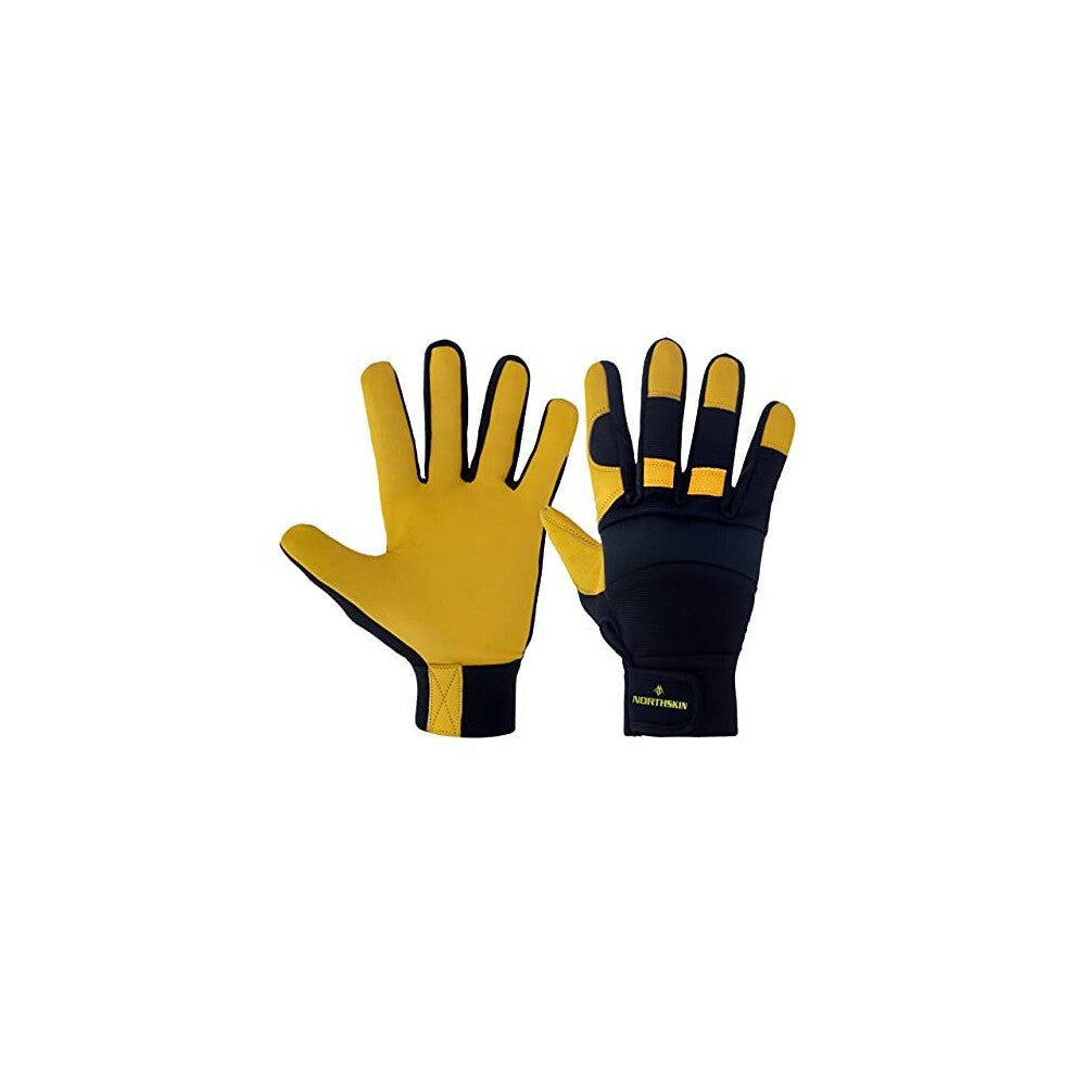 Briers Professional Ultimate Lined Leather Gloves – Golden, Medium Size 8
