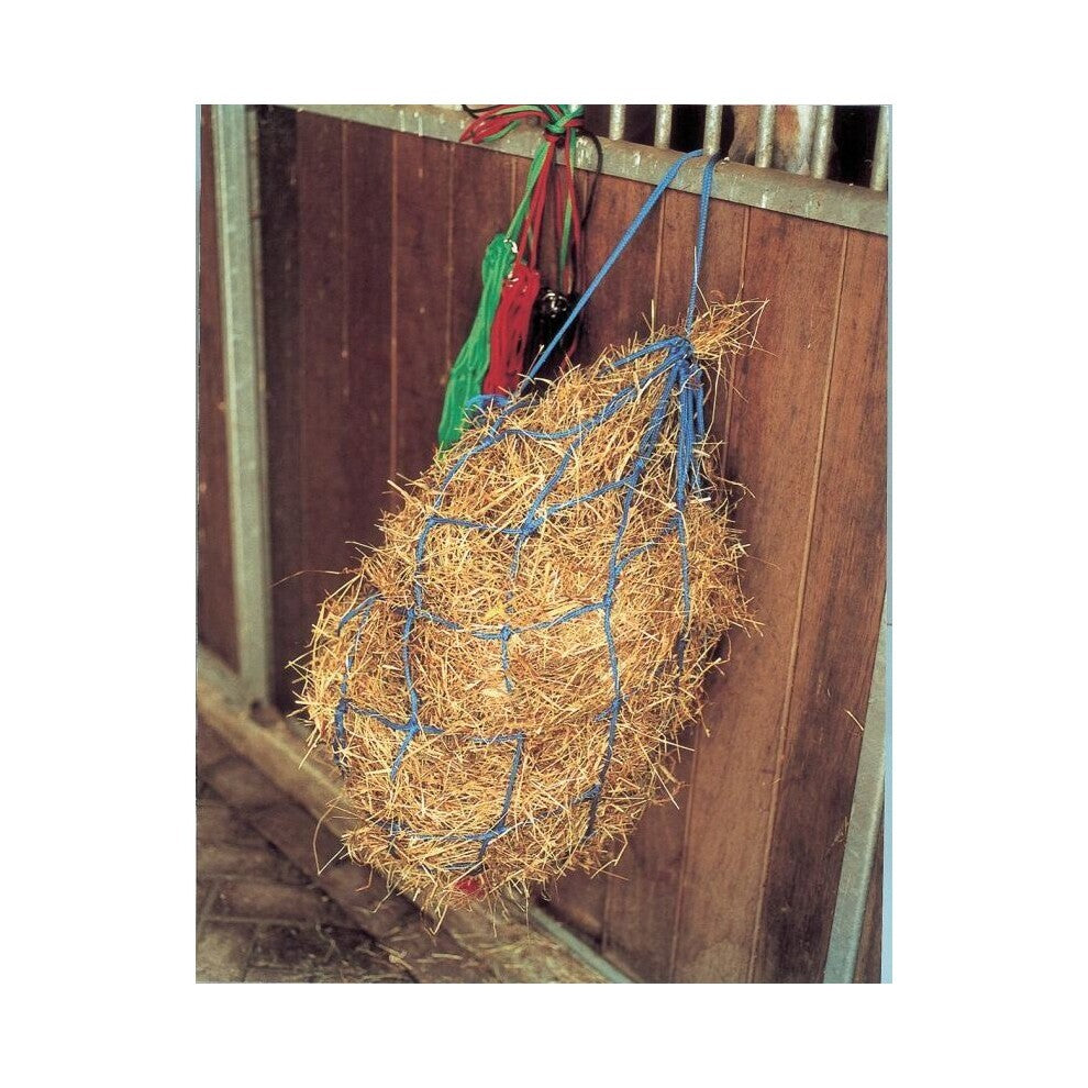 Snowhill Haynet – Black, Drawstring Haynet for Horses & Ponies