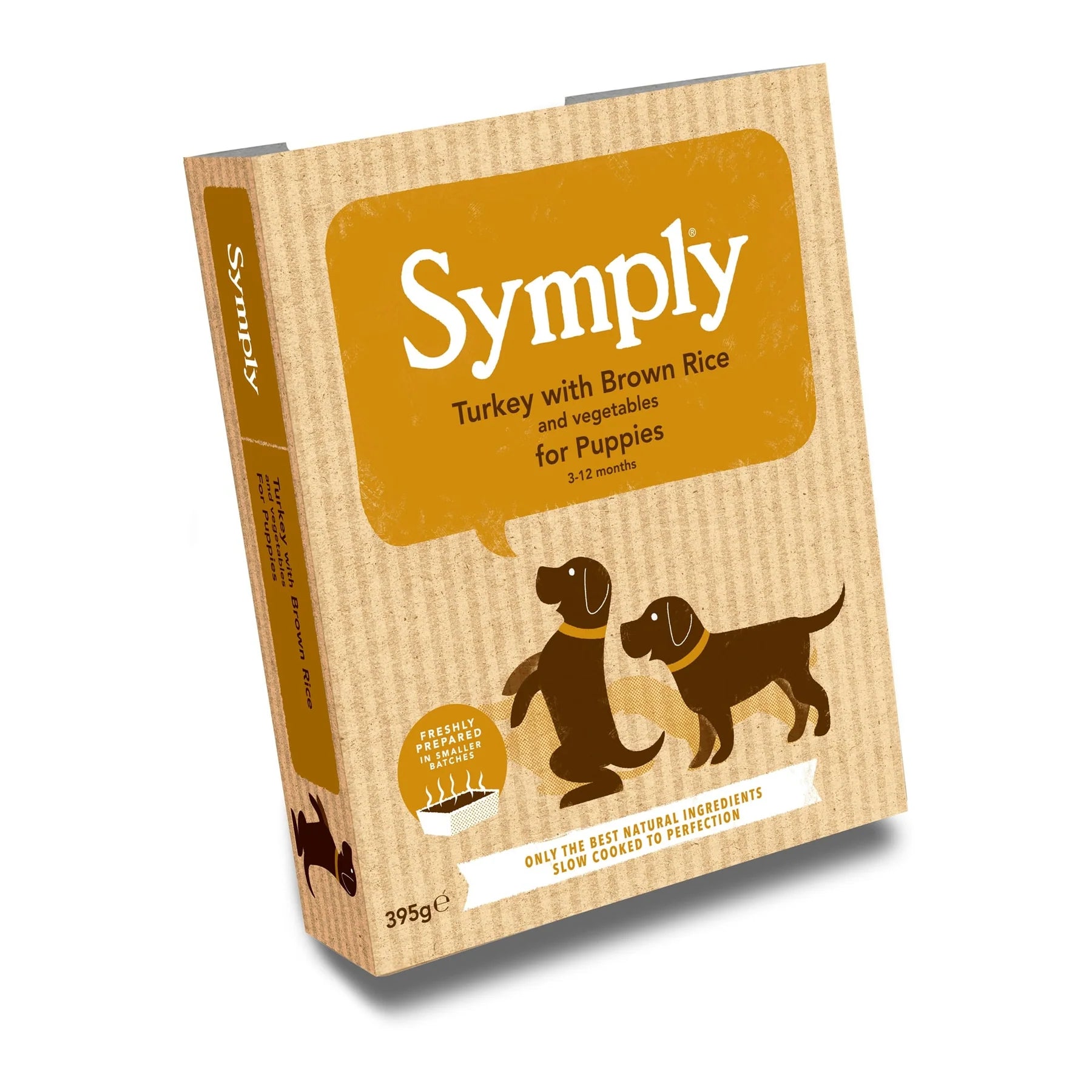 Symply Tray Puppy Turkey, Rice & Veg – Balanced Hypoallergenic Meal for Puppies