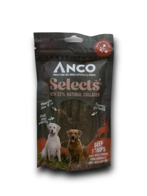Anco Selects Beef Strips with Collagen Dog Treat