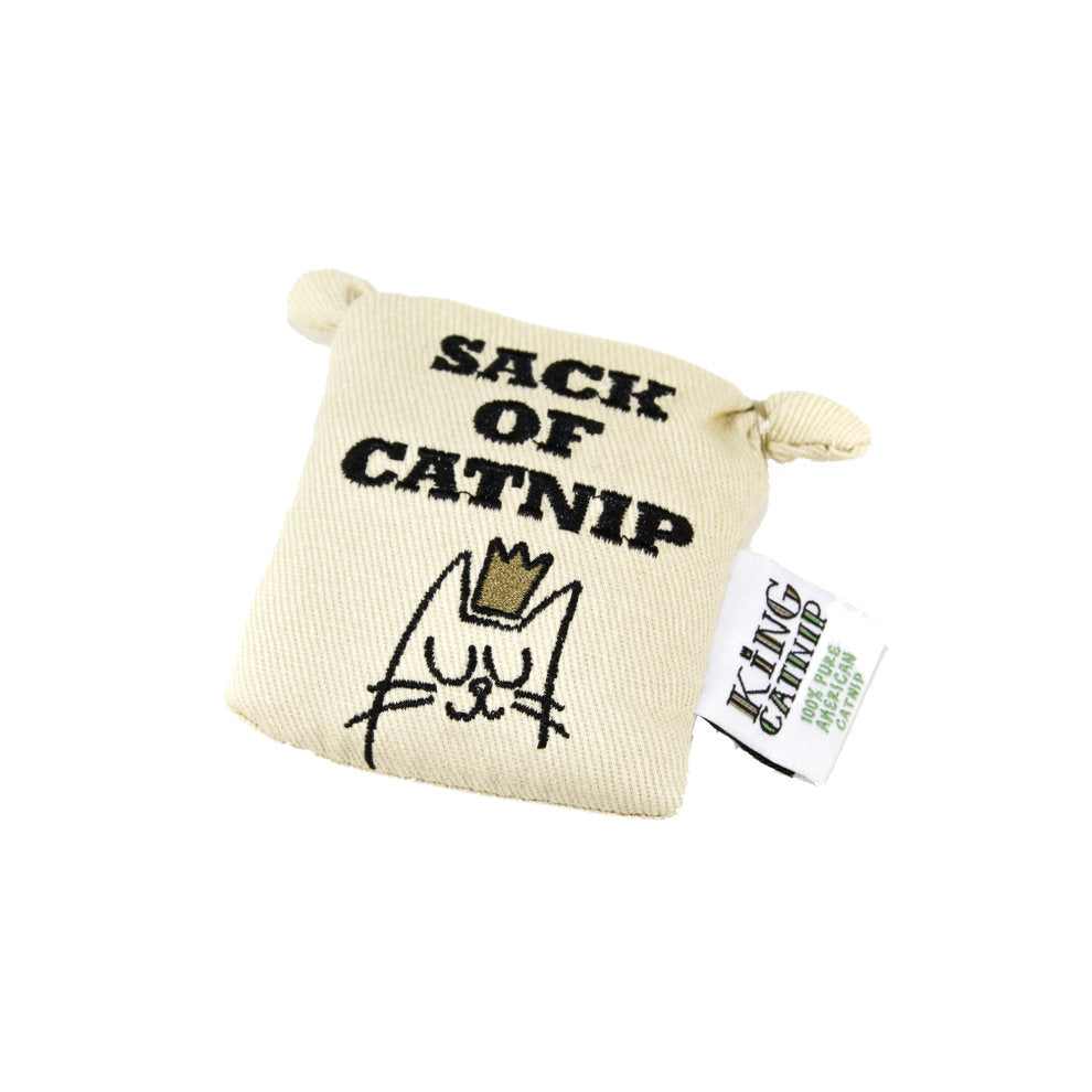 King Catnip Toy Tote Bag – Catnip-Filled Cat Toy