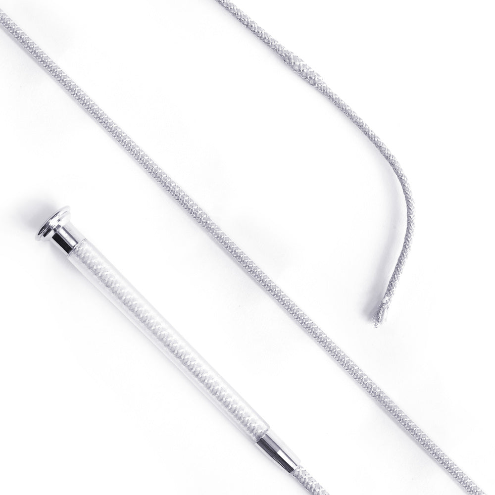 KM Elite Cush Grip Schooling Whip – 110cm, Grey Cushion-Grip Riding Whip