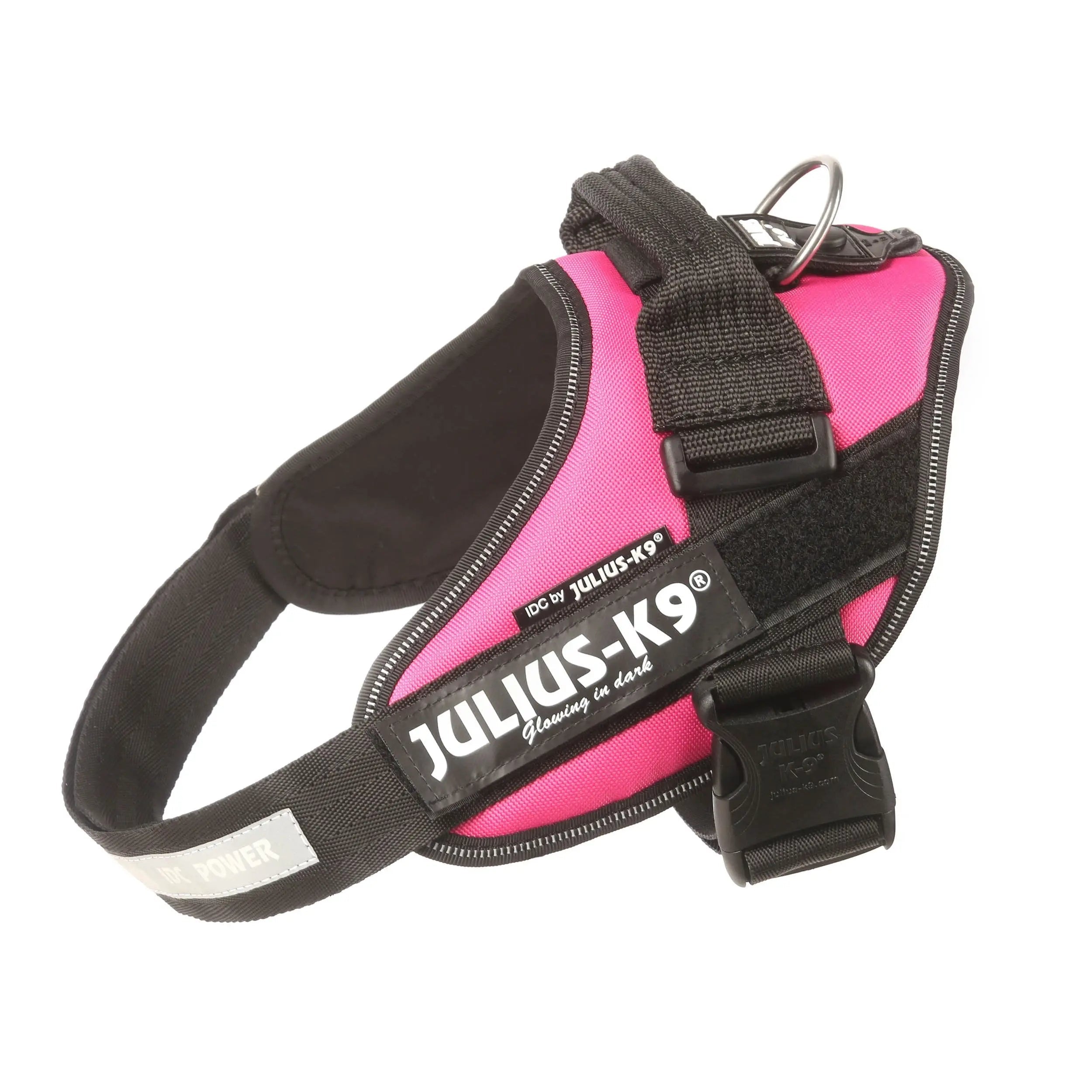Julius-K9 IDC Powerharness – Size 3, Dark Pink Dog Harness
