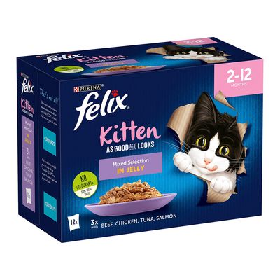 Felix Kitten As Good As It Looks Mixed Selection 12x100g
