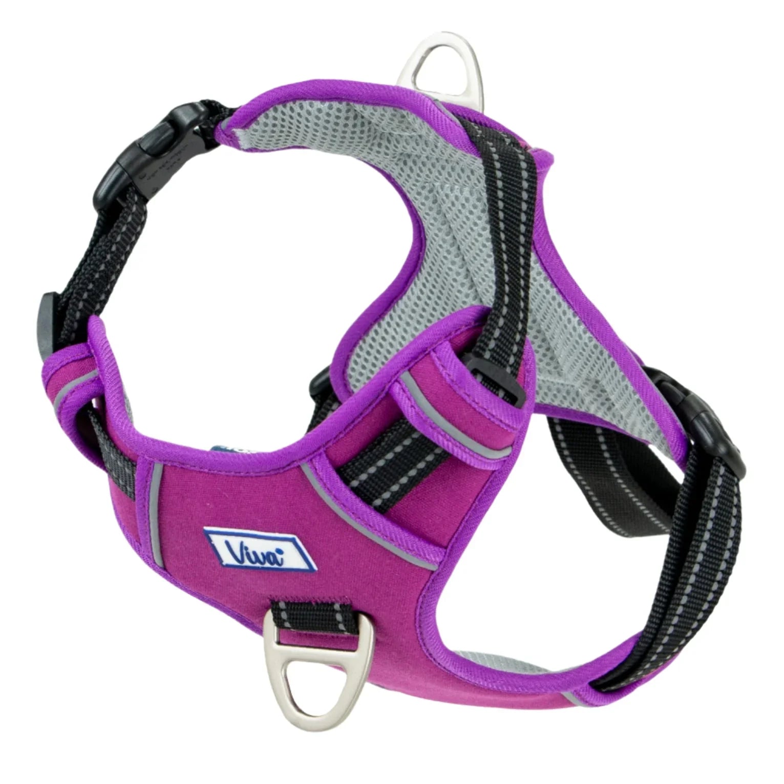 Ancol Viva Exercise & Travel Dog Harness – Purple, Small (35–45cm)