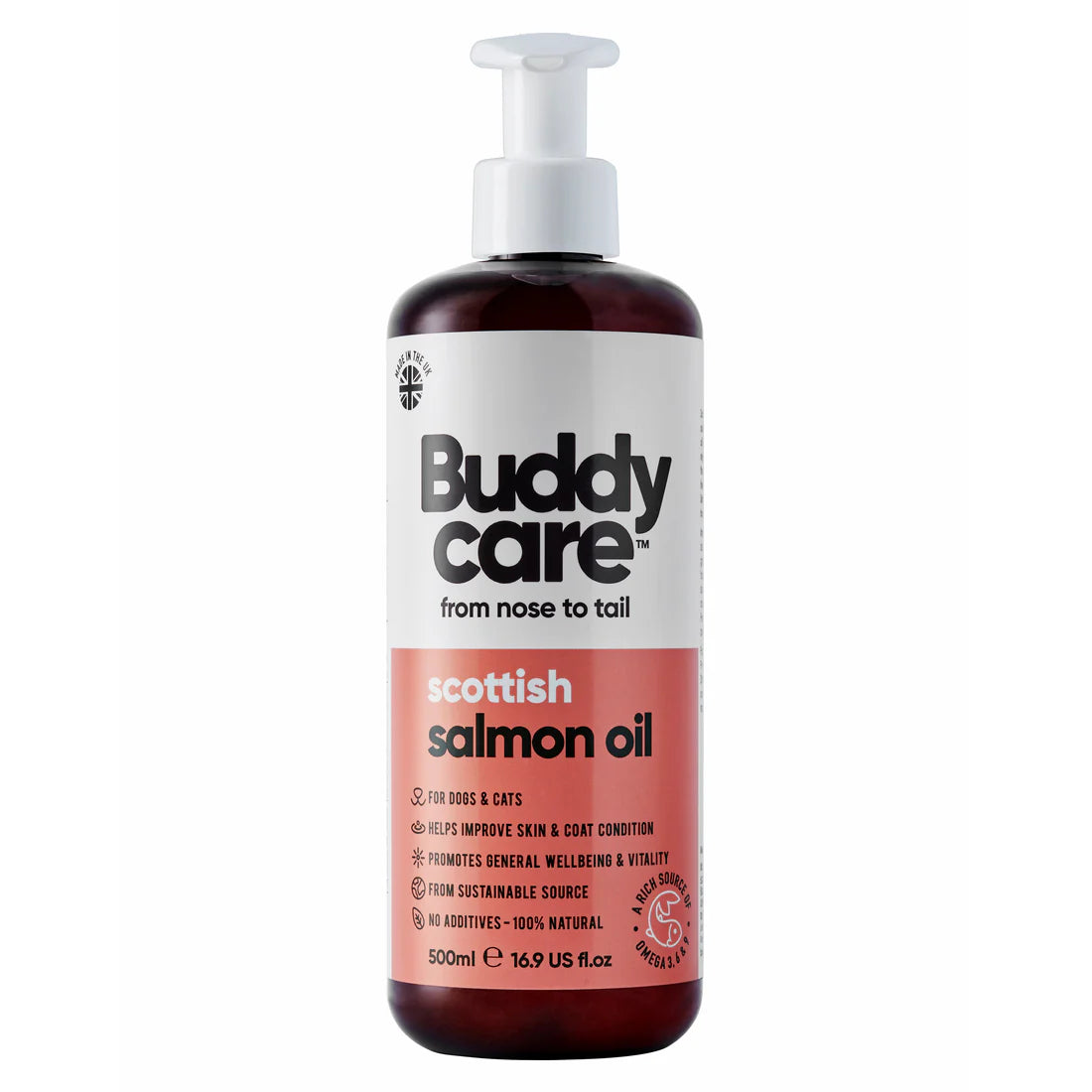Buddycare Salmon Oil for Dogs – 500ml