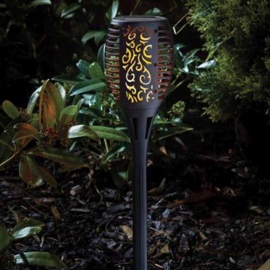 Smart Garden Solar Cool Flame Torch – 35 LED Flickering Flame Effect Light