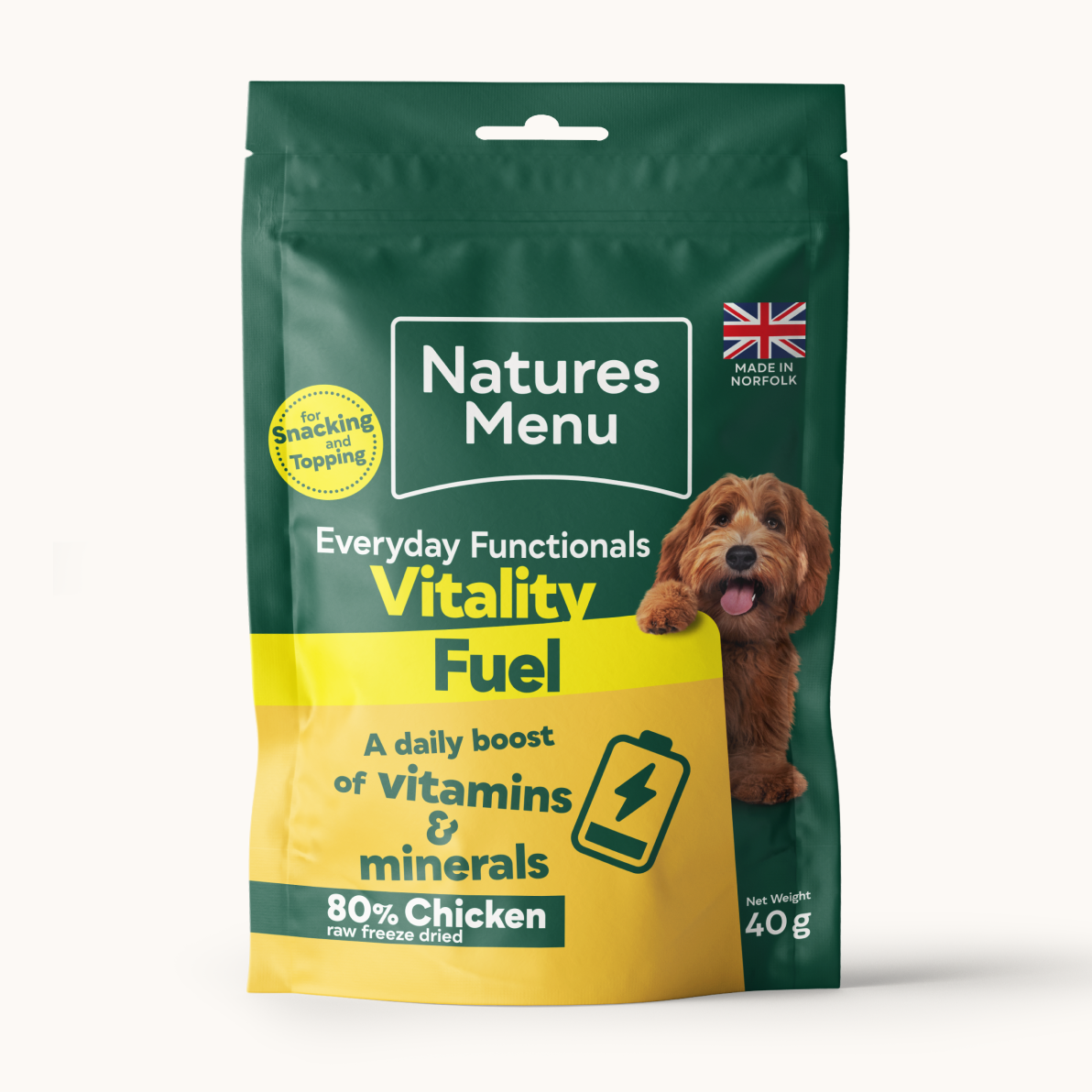Natures Menu Freeze-Dried Functionals Multivitamin dog treats 40g pack