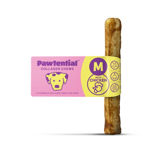 Pawtential Collagen Chew – Medium, Chicken Flavour, 70g