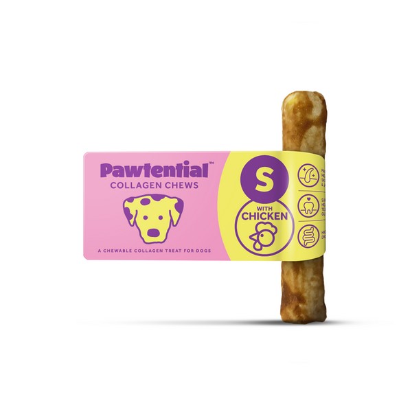 Pawtential Collagen Chew – Small, Chicken Flavour, 36g
