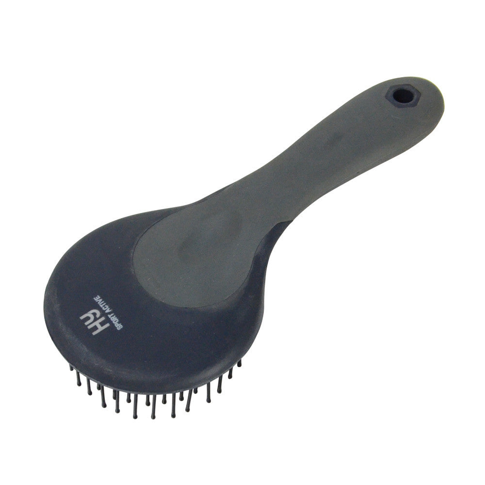 Hy Sport Active Mane & Tail Brush – Midnight Navy, Round Head Detangling Brush