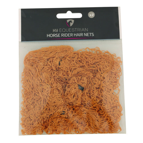 Hy Equestrian standard weight hair net in light brown