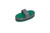 Hy Sport Active Sponge Brush Emerald Green