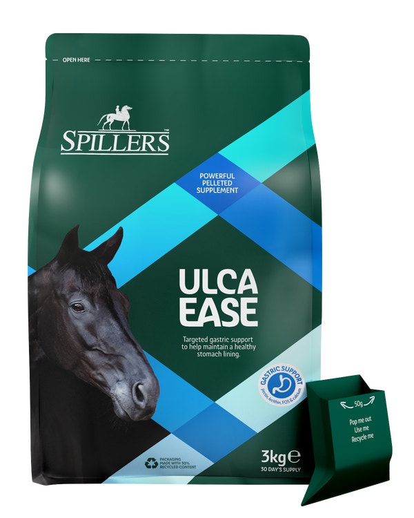 Spillers Ulca Ease 3kg gastric support supplement bag and scoop