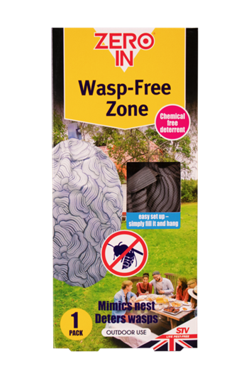 STV Zero In Wasp-Free Zone – Chemical-Free Wasp Nest Deterrent, Single