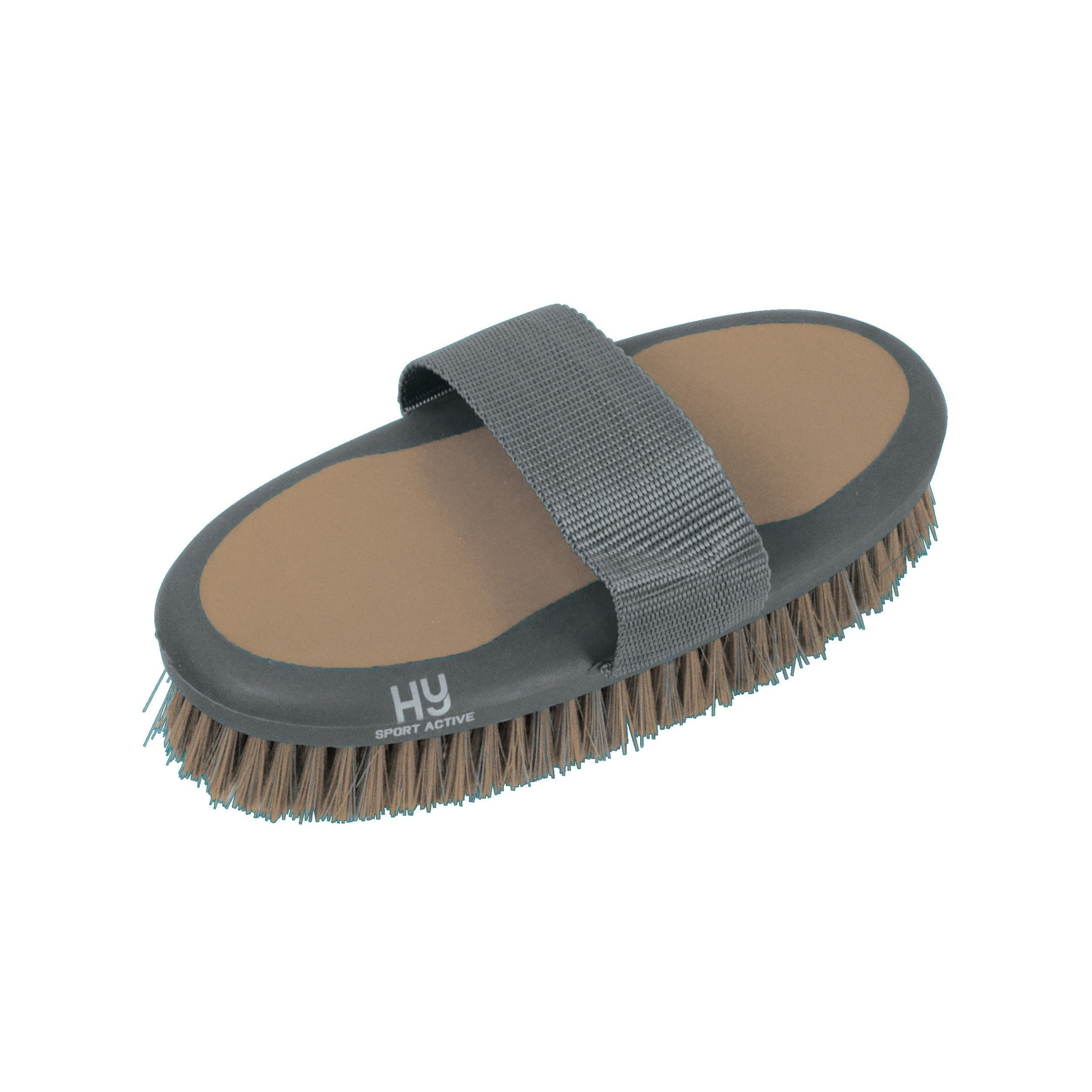 Hy Sport Active Body Brush – Desert Sand, 20 x 9.5cm Soft Grooming Brush