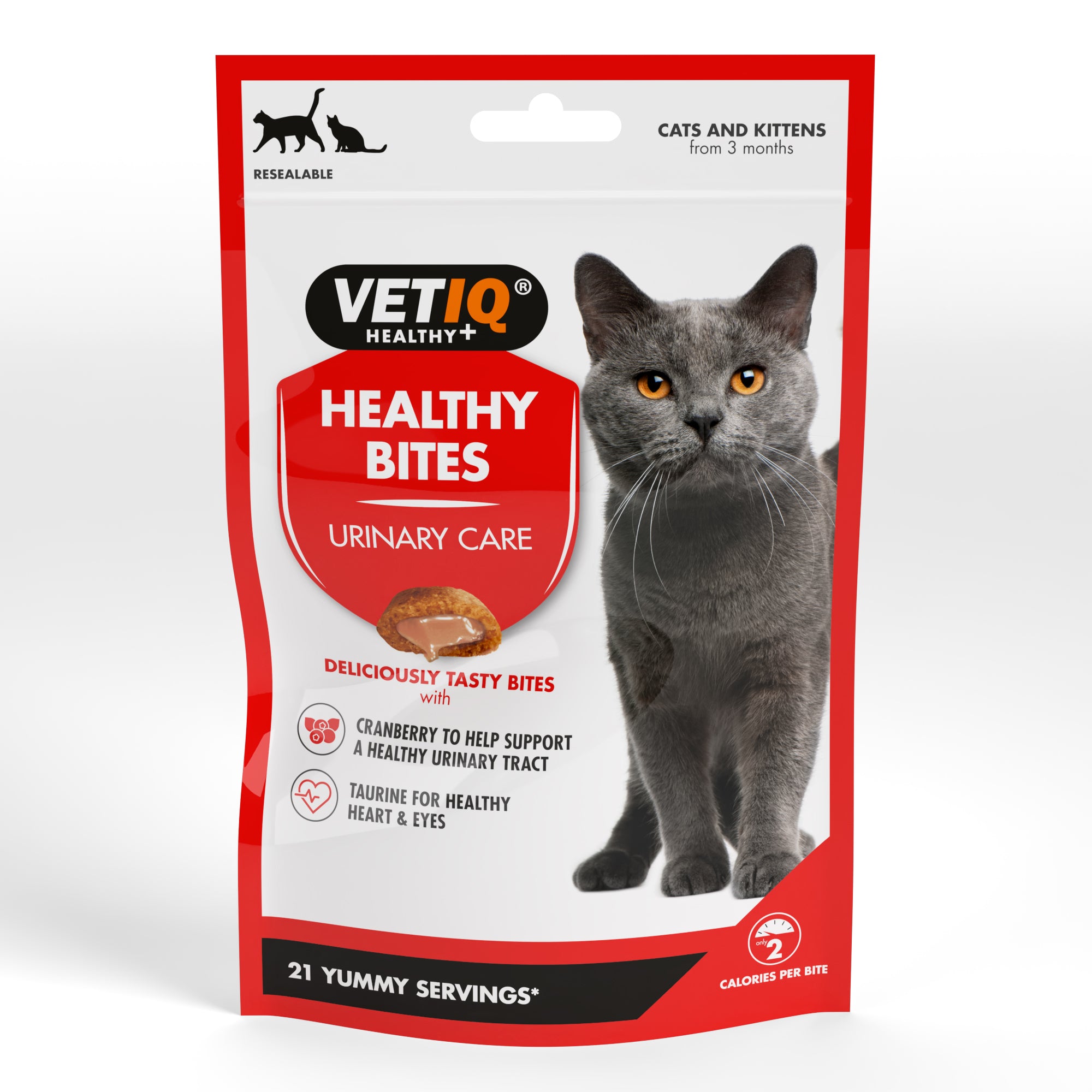 VetIQ Healthy Bites Urinary Care Cat Treats – 65g, With Cranberry