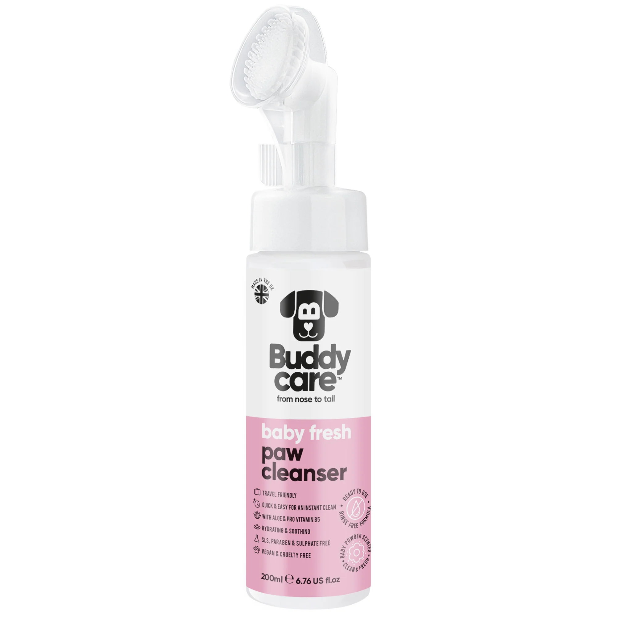 Buddycare Paw Cleanser – Baby Fresh, 200ml
