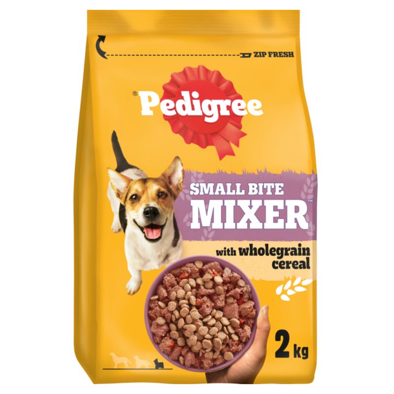 Pedigree Chum Small Bite Mixer – 1.5kg Wholegrain Mixer for Small Dogs