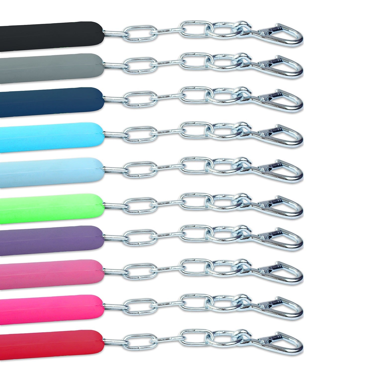 KM Elite Stall Chain – Hot Green, 130cm Stable Doorway Chain