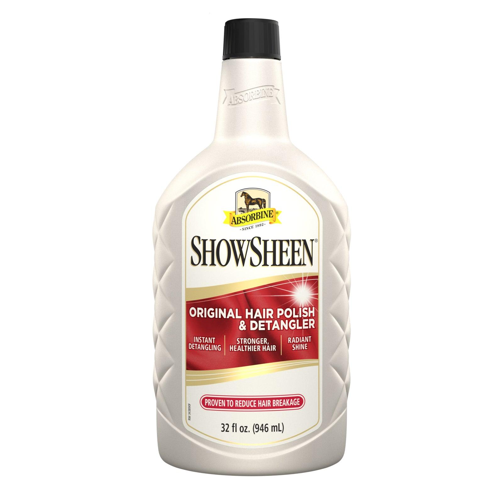 Absorbine ShowSheen Hair Polish & Detangler – 946ml Refill for Horses