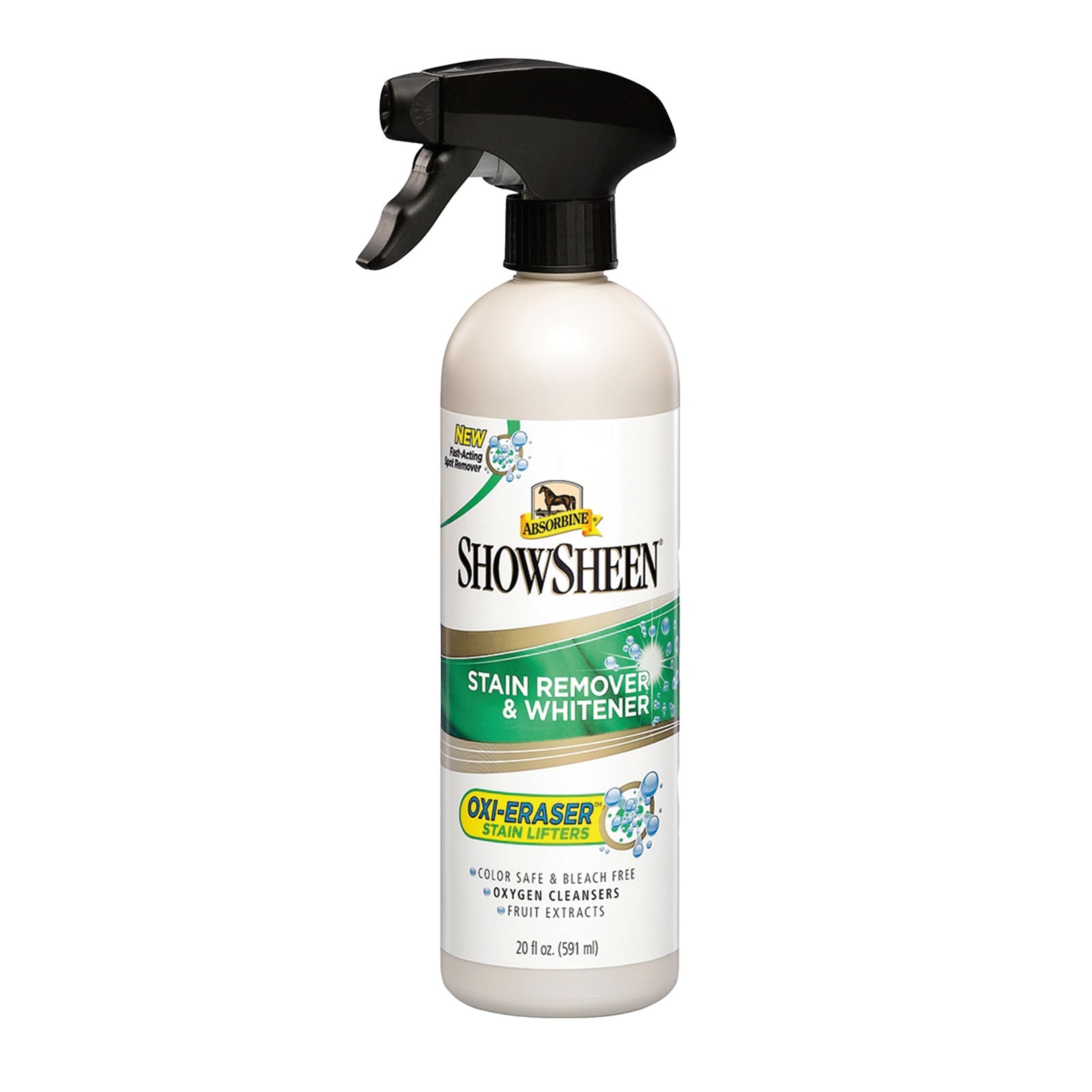 Absorbine ShowSheen Stain Remover & Whitener – 591ml Spray for Horses