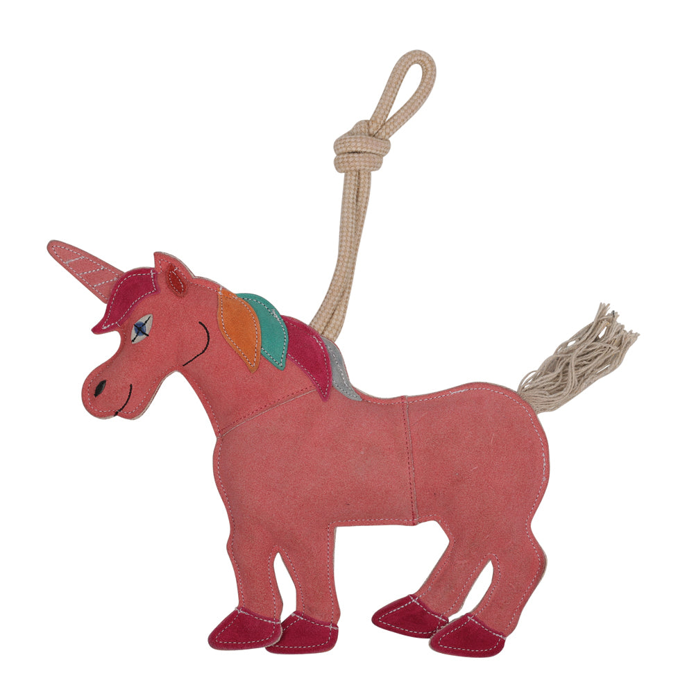 Hy Equestrian Rainbow the Unicorn hanging stable toy for horses