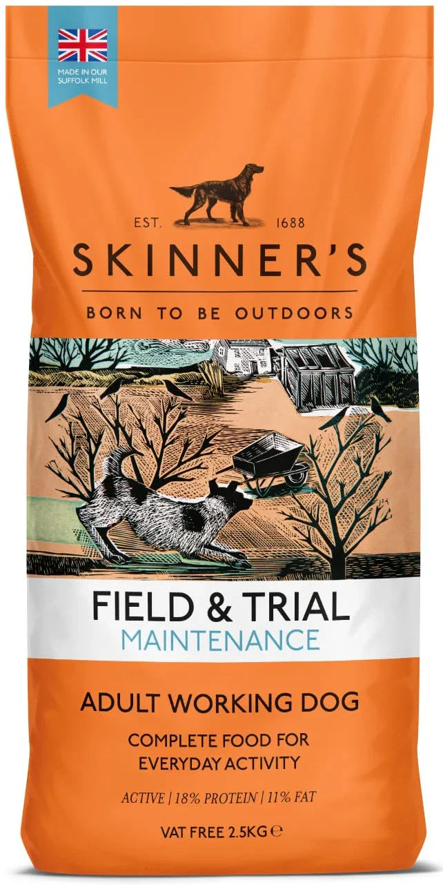 Skinner's Field & Trial Maintenance Dog Food – Complete Dry Working Dog Food (2.5kg)