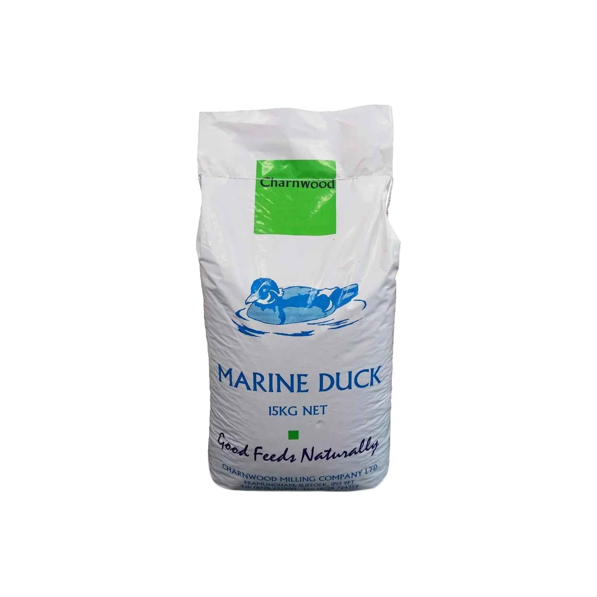 Charnwood Marine Dry -Duck Food Pellets – 15 kg