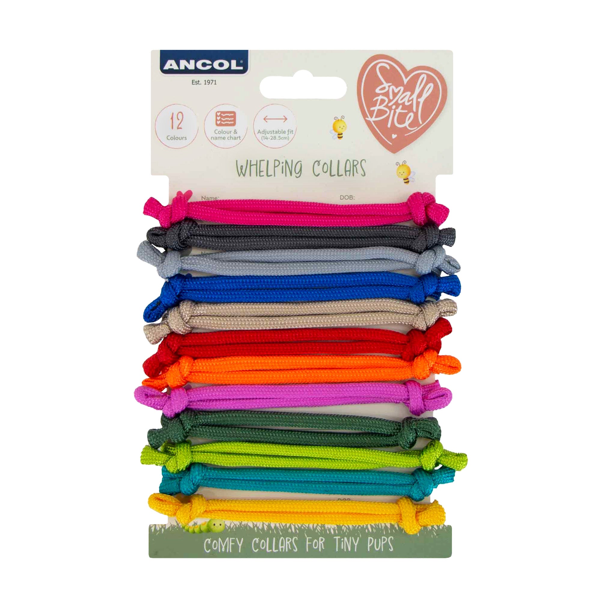 Ancol Puppy Whelping Identification Collar 10mm x 23cm