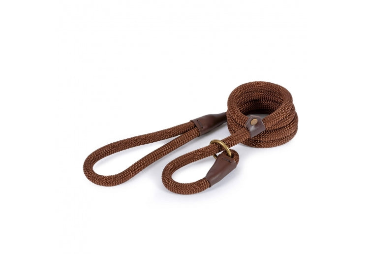 Ancol Heritage Deluxe Nylon Rope Slip Lead 150x1.2cm Dog Lead